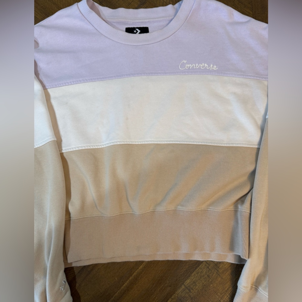 Converse Colorblock Crewneck Sweater - Picture 4 of 11